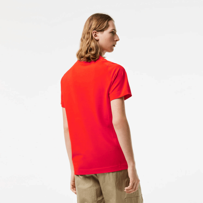 Lacoste Slim Fit Organic Cotton Pique T-Shirt 646T121 Red S5H Men