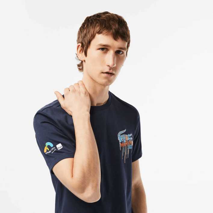 Lacoste Sport Miami Open Edition T-shirt 646T217 Blue KXE Men