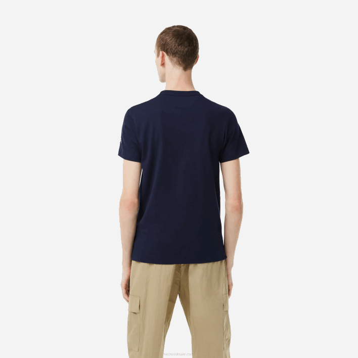 Lacoste Tennis x Novak Djokovic T-Shirt 646T153 Navy Blue 166 Men