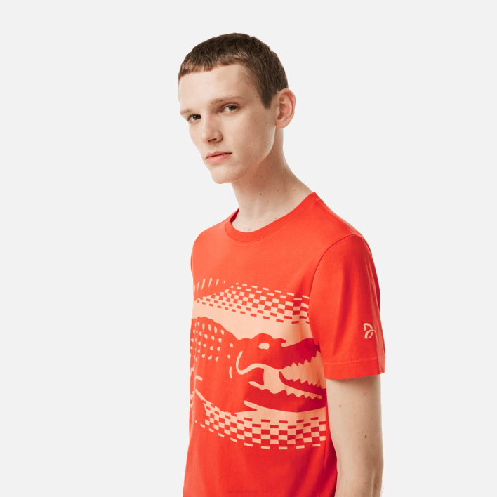 Lacoste Tennis x Novak Djokovic T-Shirt 646T154 Orange 02K Men