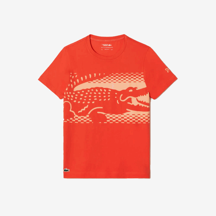 Lacoste Tennis x Novak Djokovic T-Shirt 646T154 Orange 02K Men