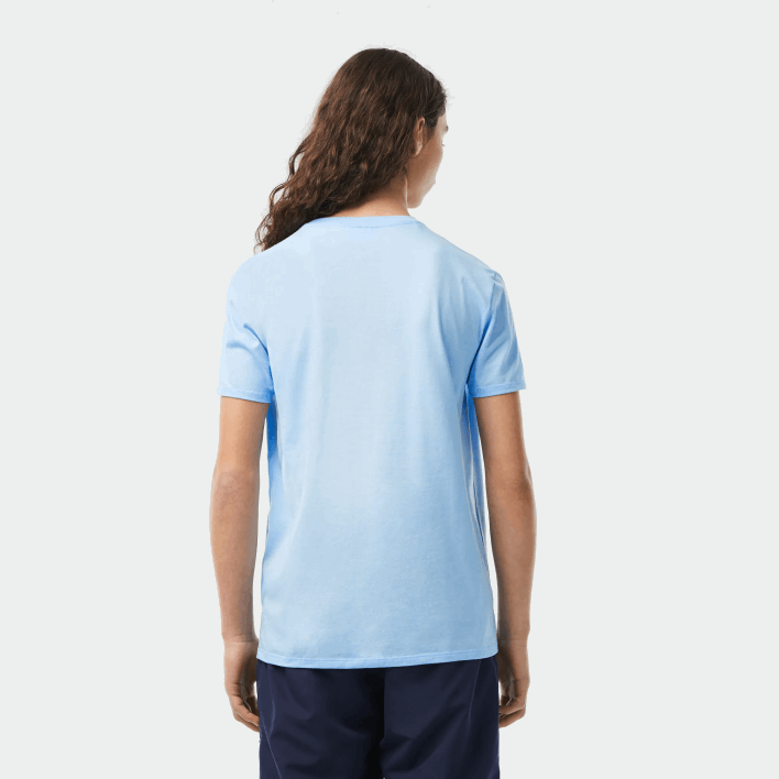 Lacoste V-Neck Pima Cotton Jersey T-Shirt 646T624 Blue HBP Men