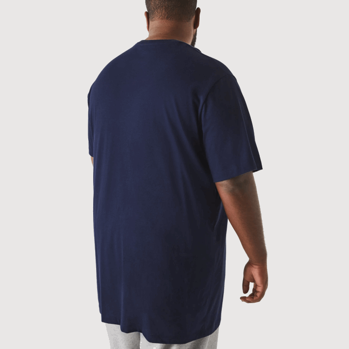 Lacoste XL Regular Fit Pima Cotton Jersey T-Shirt 646T653 Navy Blue 166 Men