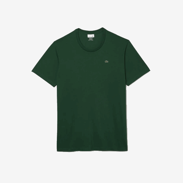 Lacoste XL Regular Fit Pima Cotton Jersey T-Shirt 646T684 Green 132 Men