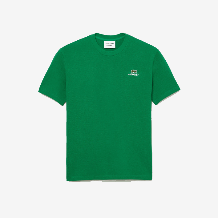 Lacoste x AWAKE NY Logo Cotton Pique T-shirt 646T892 Green MEE Men