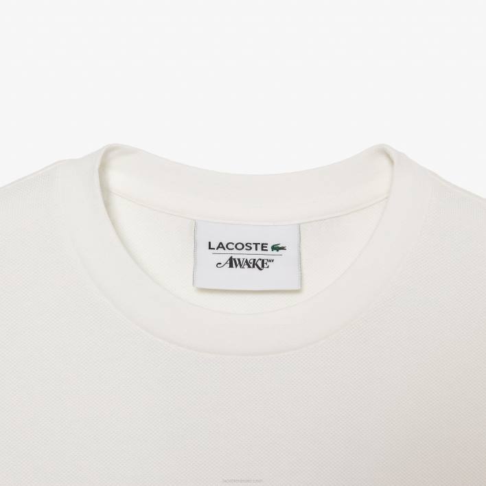 Lacoste x AWAKE NY Logo Cotton Pique T-shirt 646T893 White 70V Men