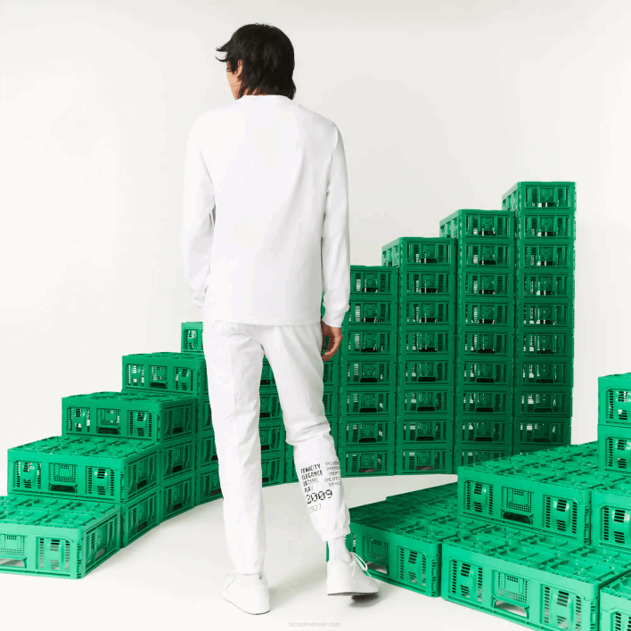 Lacoste x Minecraft Organic Cotton T-Shirt 646T939 White 001 Men