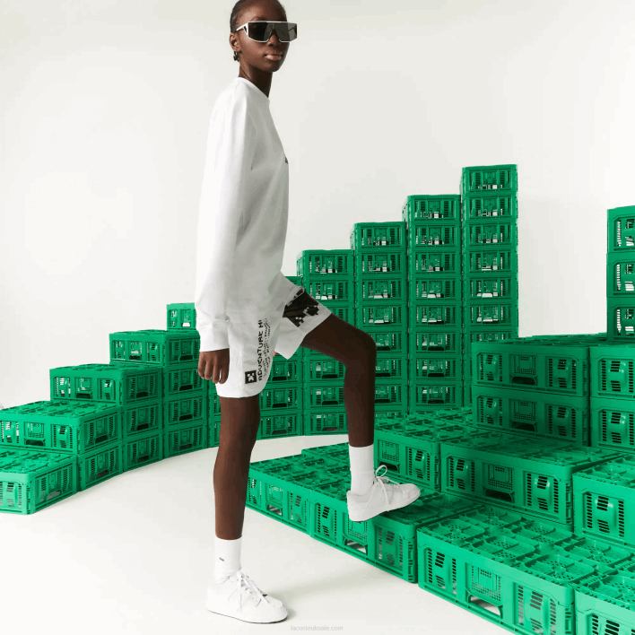 Lacoste x Minecraft Organic Cotton T-Shirt 646T939 White 001 Men