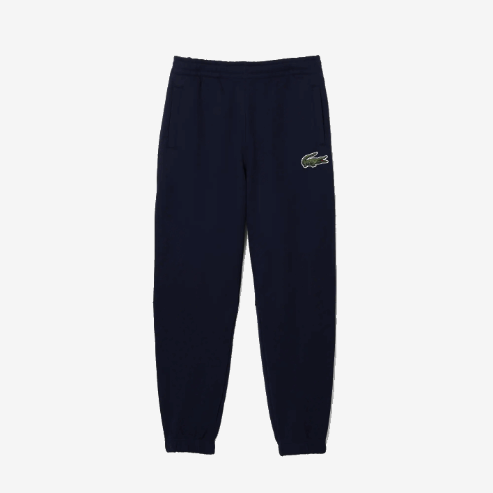 Lacoste Organic Cotton Fleece Trackpants 646T1049 Navy Blue 166 Men