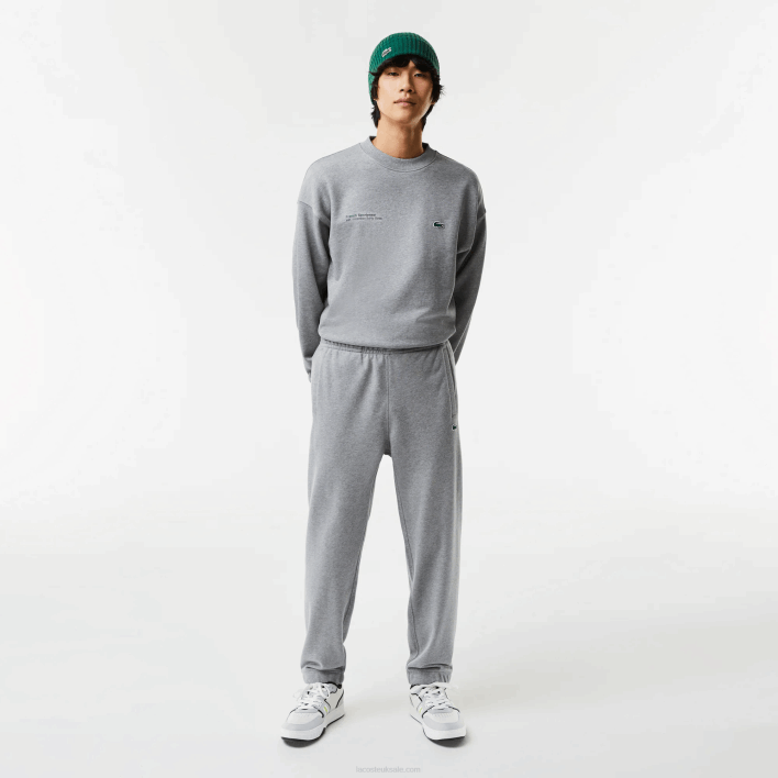 Lacoste Print Trackpants 646T1012 Grey Chine YRD Men