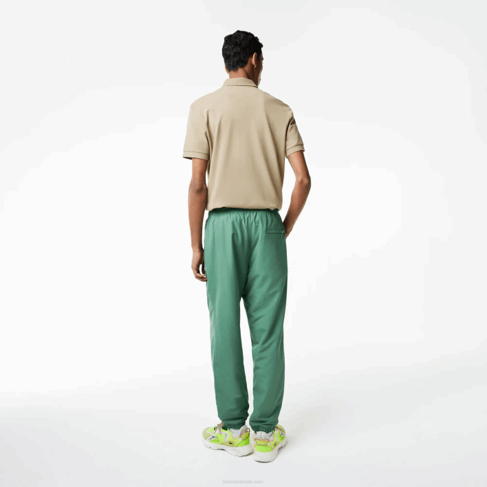 Lacoste Regular Fit Water-Repellent Trackpants 646T331 Khaki Green KX5 Men