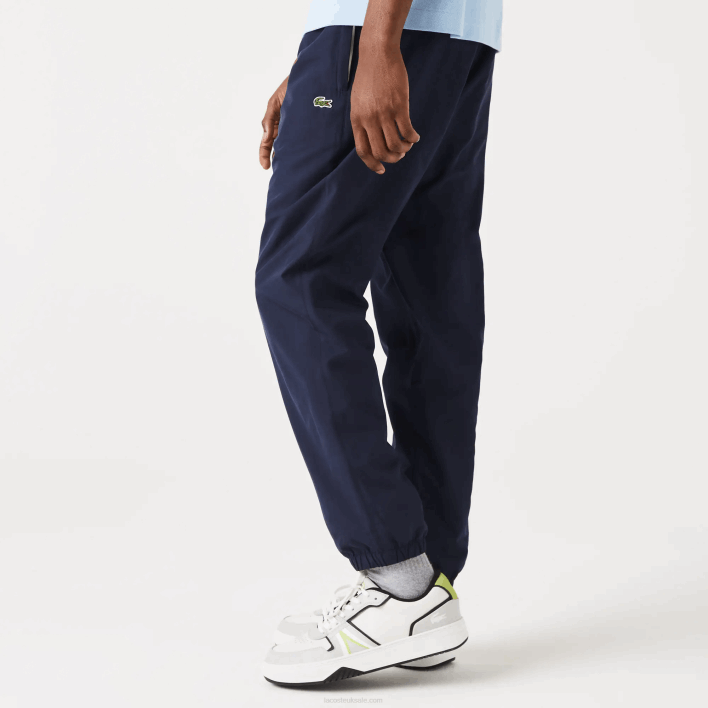 Lacoste Regular Fit Water-Repellent Trackpants 646T332 Navy Blue 166 Men