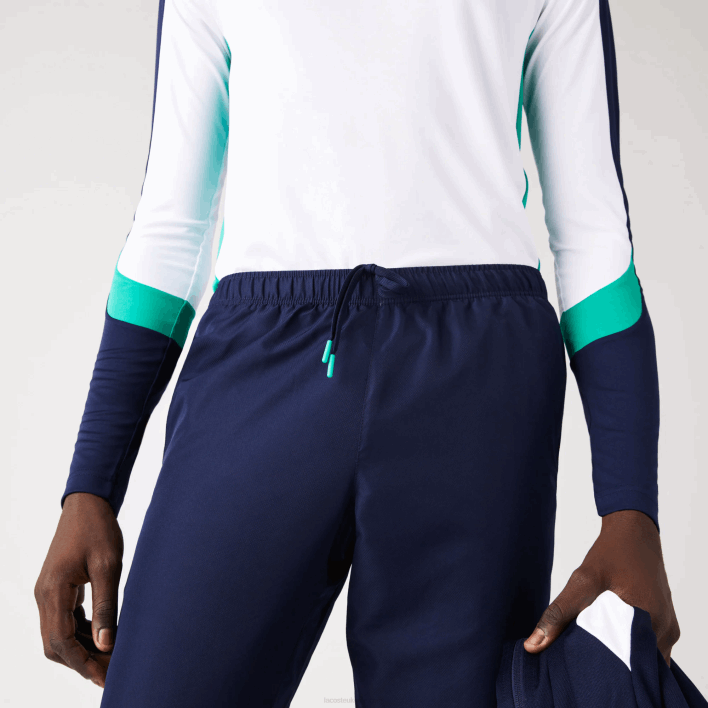 Lacoste SPORT Side Prints Tennis Trackpants 646T1089 Navy Blue 166 Men