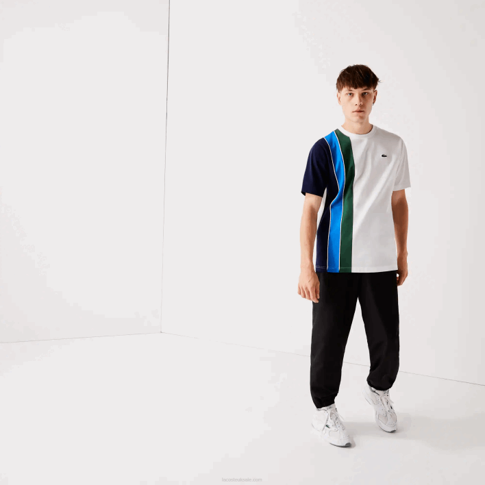 Lacoste SPORT Tennis Diamond Weave Taffeta Trackpants 646T1113 Black 031 Men