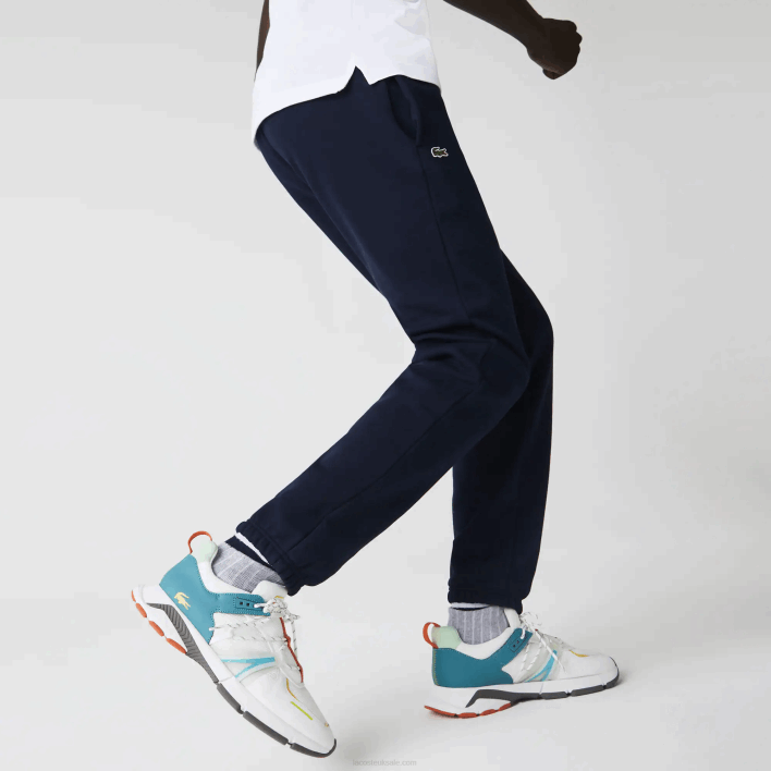 Lacoste SPORT Tennis Fleece Trackpants 646T1151 Navy Blue 166 Men
