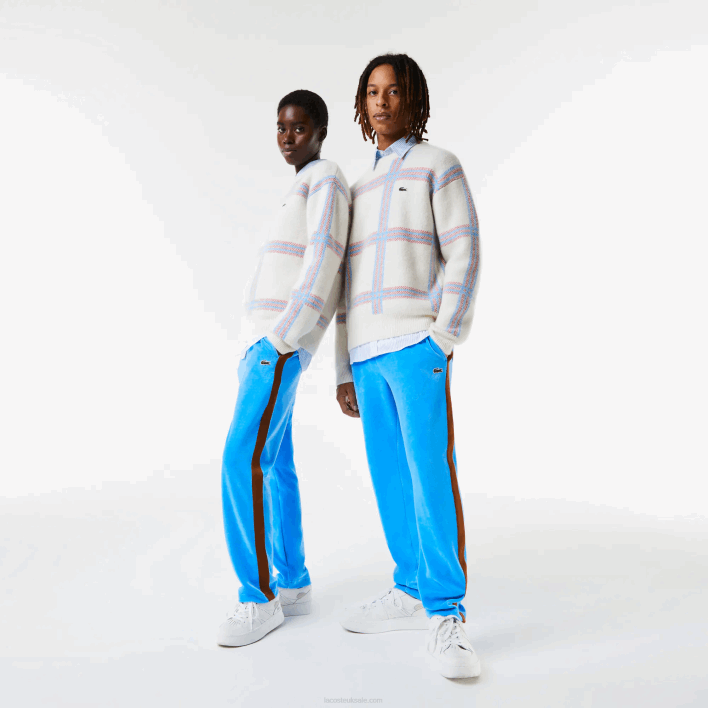 Lacoste Side Contrast Band Trackpants 646T1103 Blue 4XA Men