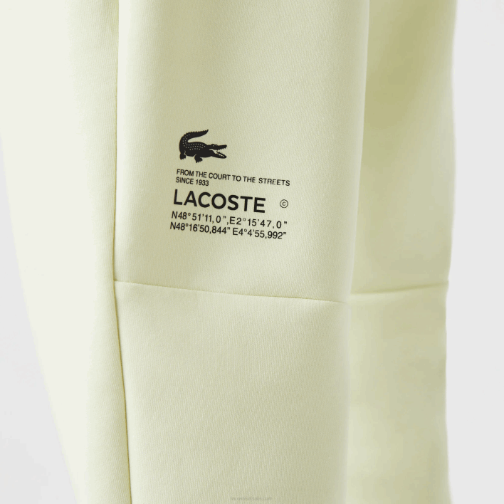 Lacoste Slim Fit Branded Trackpants 646T974 Yellow 6GD Men