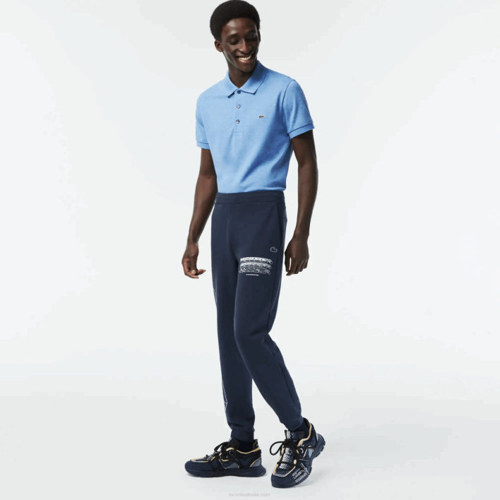 Lacoste Slim Fit Track Pants 646T344 Blue KXE Men