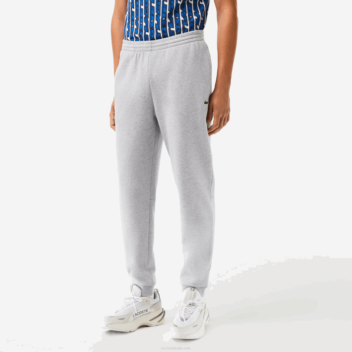 Lacoste Tapered Fit Fleece Trackpants 646T1061 Grey Chine CCA Men