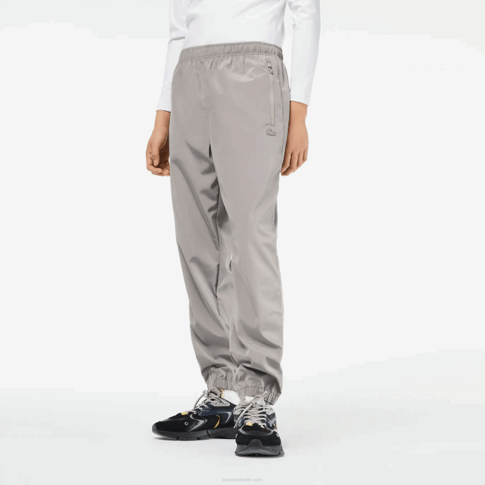 Lacoste Track Pants with GPS Coordinates 646T303 Grey KZW Men