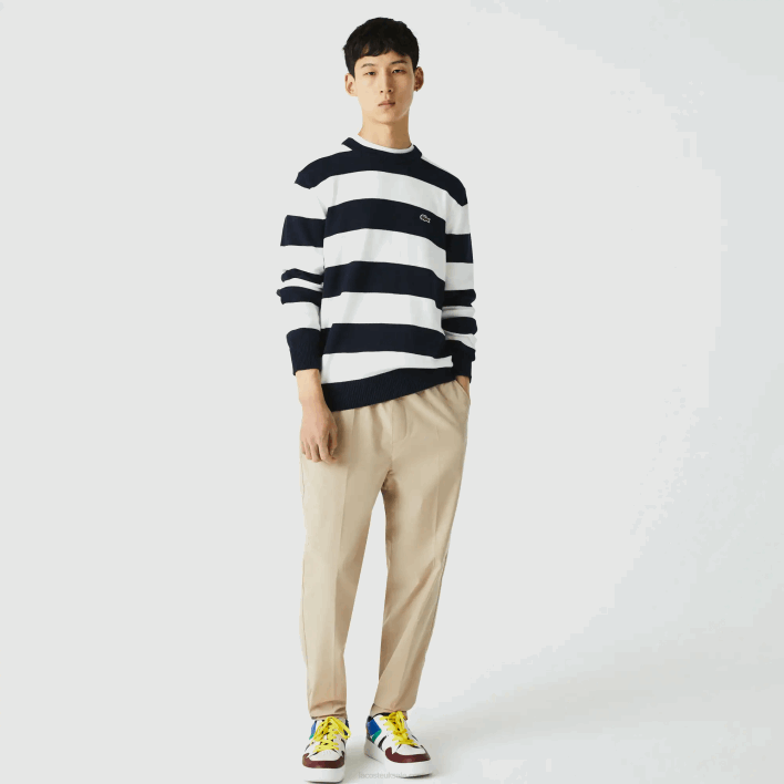 Lacoste Water-Resistant Tracksuit Pants 646T1118 Beige C5U Men