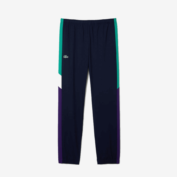 Lacoste SPORT Crocodile Print Tennis Tracksuit 646T1145 Navy Blue Green Purple White XSB Men