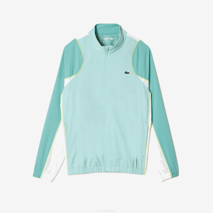 Lacoste Tennis High Neck Jogger Set 646T27 Light Green White Yellow XIA Men