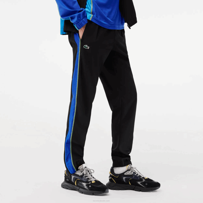 Lacoste Tennis High Neck Jogger Set 646T28 Black Blue Yellow AYF Men