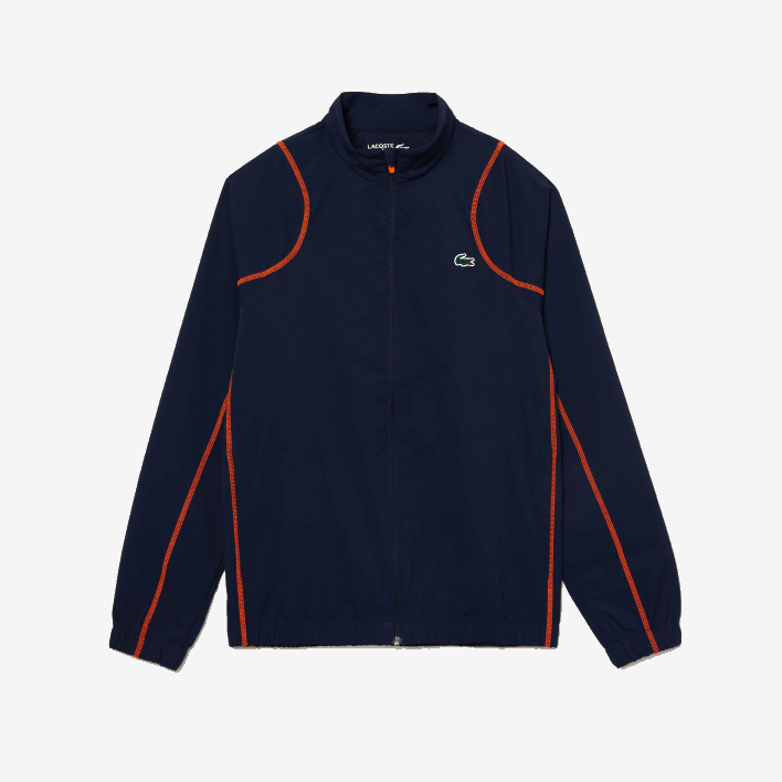 Lacoste Tennis High Neck Jogger Set 646T29 Navy Blue Orange XIG Men