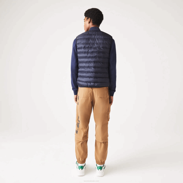 Lacoste Padded Water-Repellent Vest 646T1253 Navy Blue HDE Men