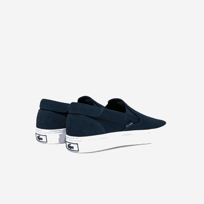 Lacoste Jump Serve Canvas Slip On 646T1872 Navy & White 092 Men