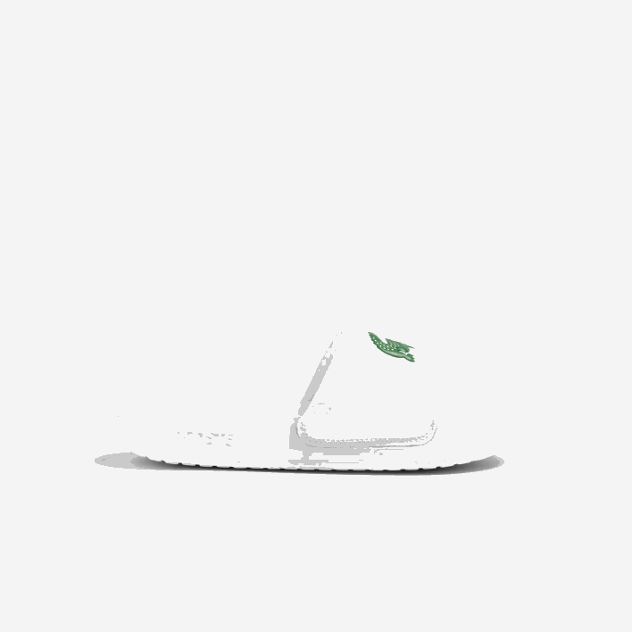 Lacoste Croco 1.0 Synthetic Slides 646T1728 White/Green 082 Men