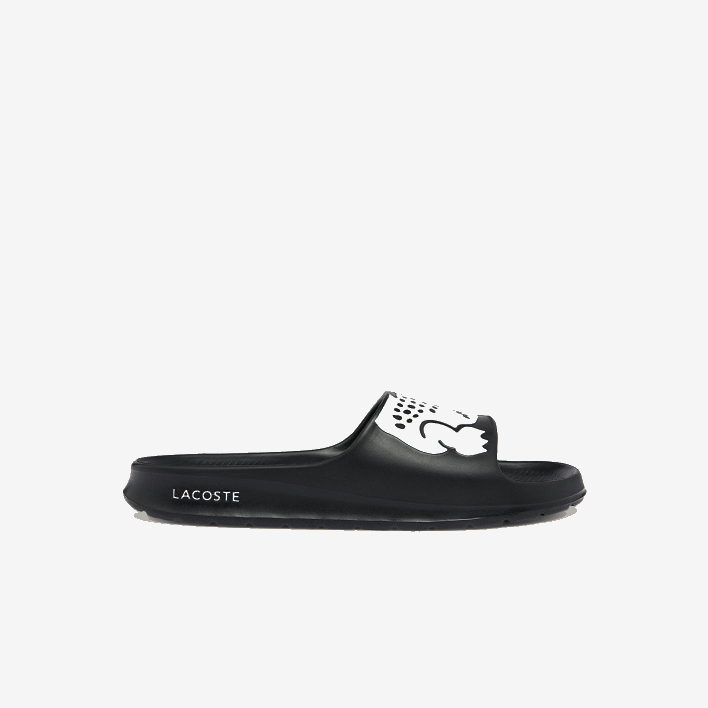 Lacoste Croco 2.0 Synthetic Slides 646T1754 Black & White 312 Men