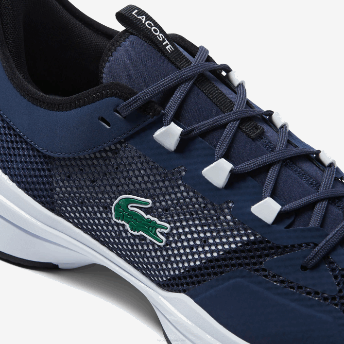 Lacoste AG-LT21 Textile Tennis Shoes 646T1904 Navy & White 092 Men