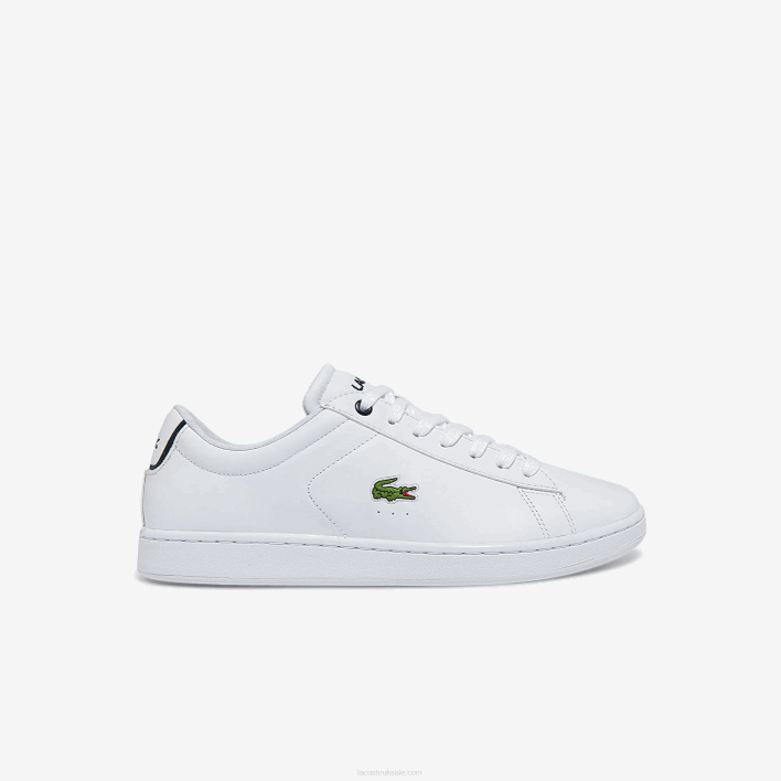 Lacoste Carnaby BL Leather Sneakers 646T1815 White & Navy 042 Men