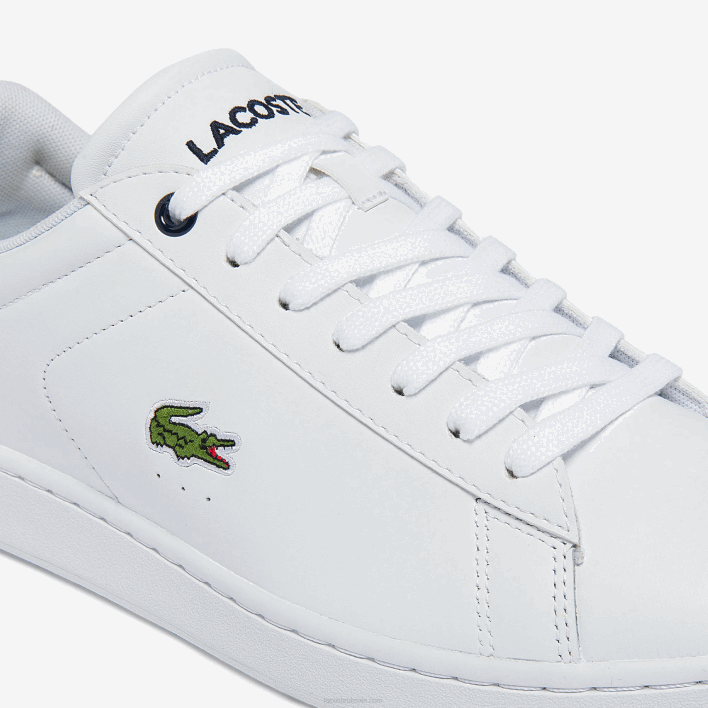Lacoste Carnaby BL Leather Sneakers 646T1815 White & Navy 042 Men