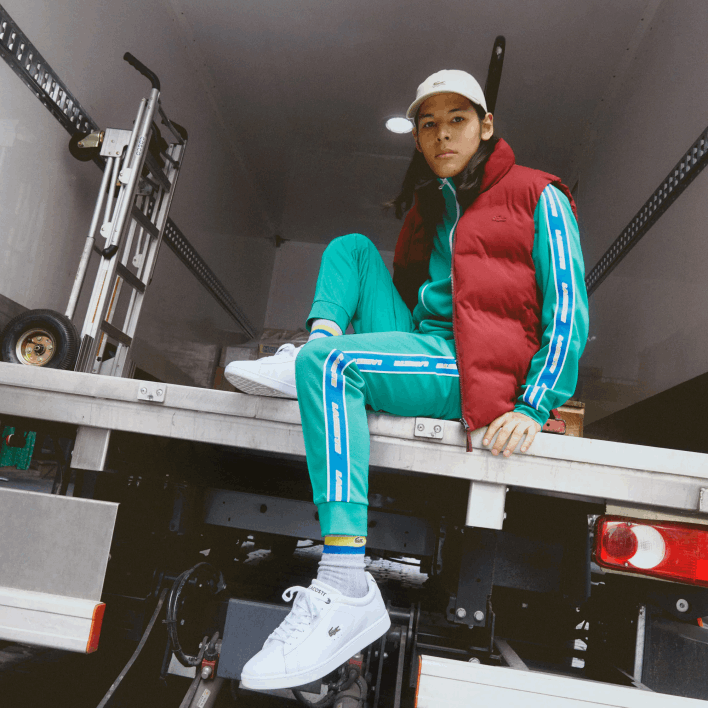 Lacoste Carnaby BL Leather Sneakers 646T1815 White & Navy 042 Men