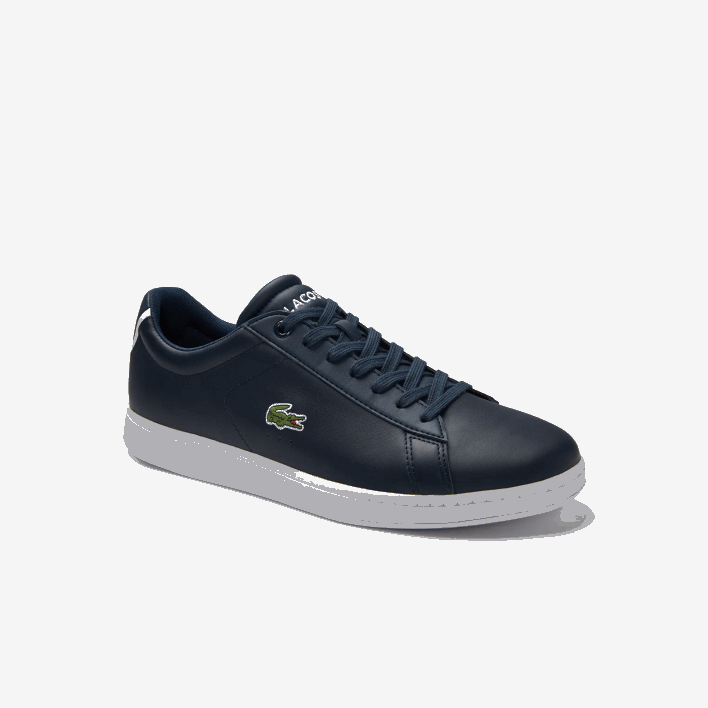 Lacoste Carnaby Evo Leather Sneakers 646T1874 Navy Blue 003 Men