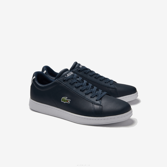 Lacoste Carnaby Evo Leather Sneakers 646T1874 Navy Blue 003 Men
