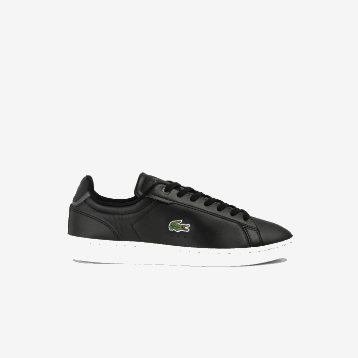 Lacoste Carnaby Pro BL Leather Tonal Sneakers 646T1742 Black & White 312 Men
