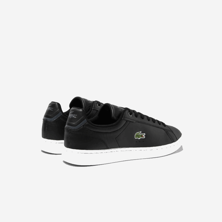 Lacoste Carnaby Pro BL Leather Tonal Sneakers 646T1742 Black & White 312 Men