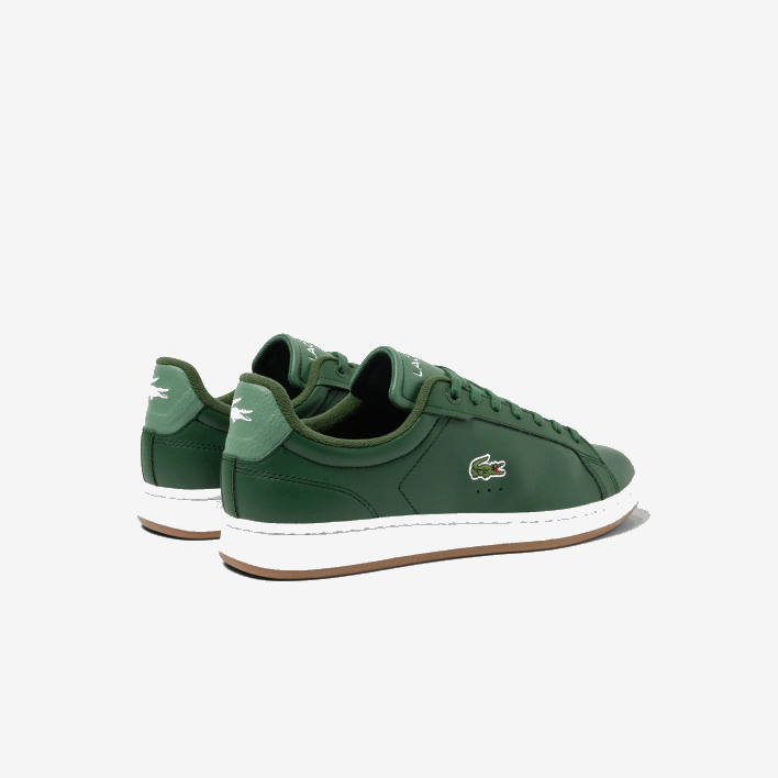 Lacoste Carnaby Pro Leather Gum Sole Sneakers 646T1723 Dark Green Gum GRG Men