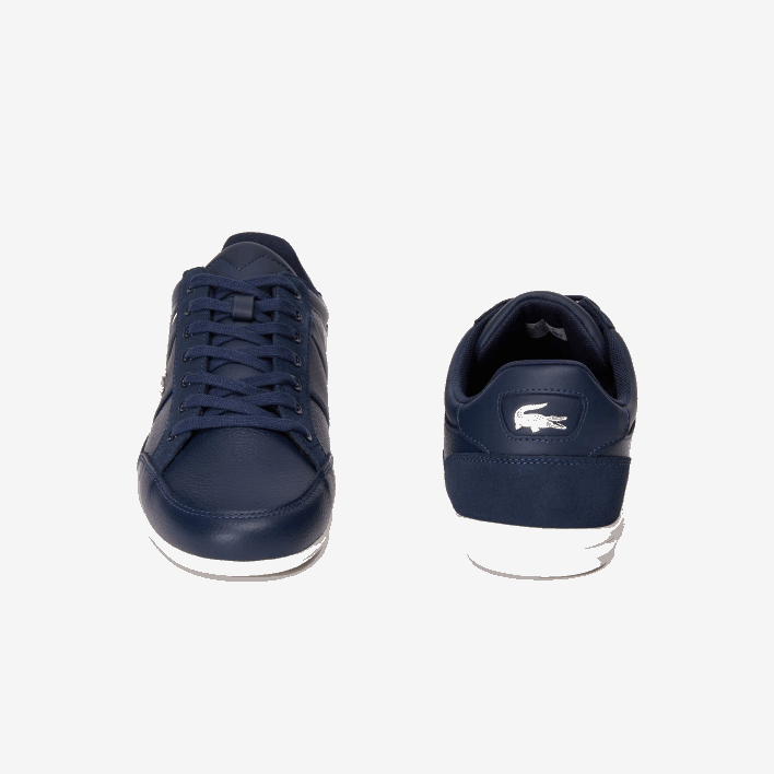 Lacoste Chaymon Leather Sneakers 646T1710 Navy & Off White J18 Men