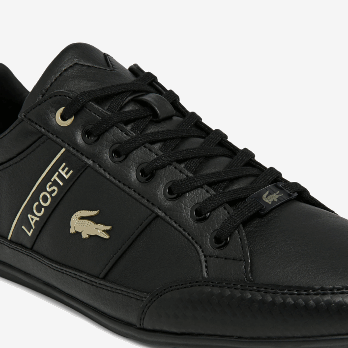Lacoste Chaymon Synthetic and Leather Sneakers 646T1833 Black 02H Men