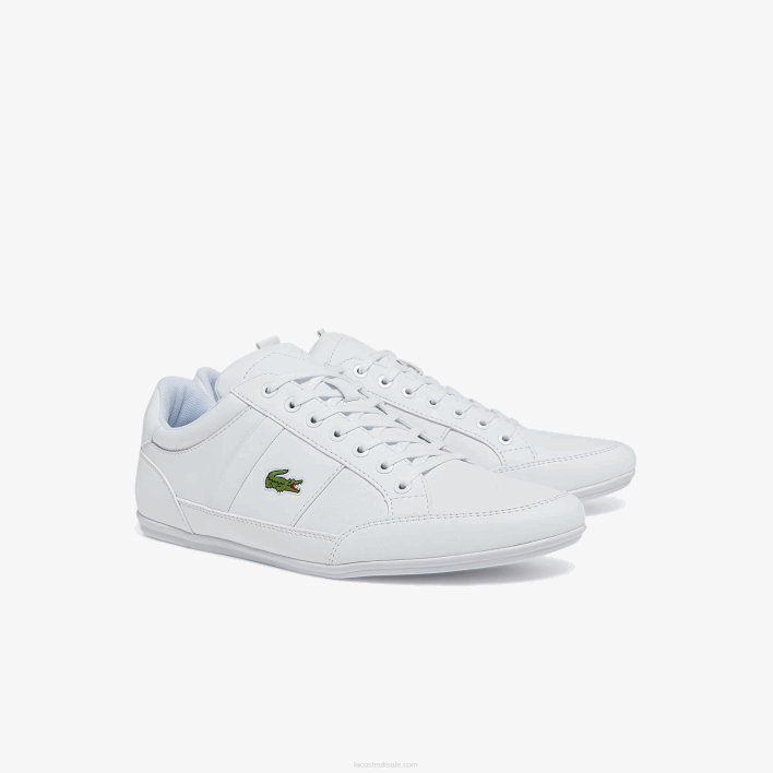 Lacoste Chaymon Synthetic and Leather Sneakers 646T1867 White 21G Men