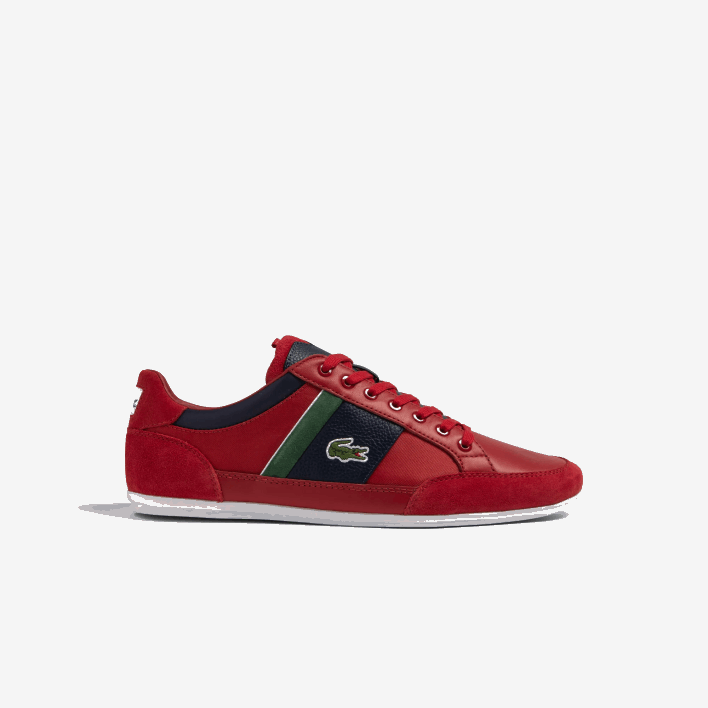 Lacoste Chaymon Textile Sneakers 646T1737 Red Navy RS7 Men