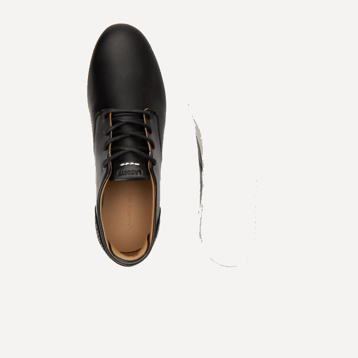 Lacoste Esparre Club Leather Trainers 646T1718 Black & Off White 454 Men