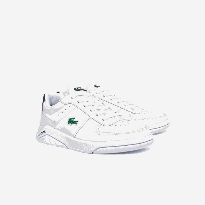 Lacoste Game Advance Leather Sneakers 646T1916 White & Dark Green 1R5 Men