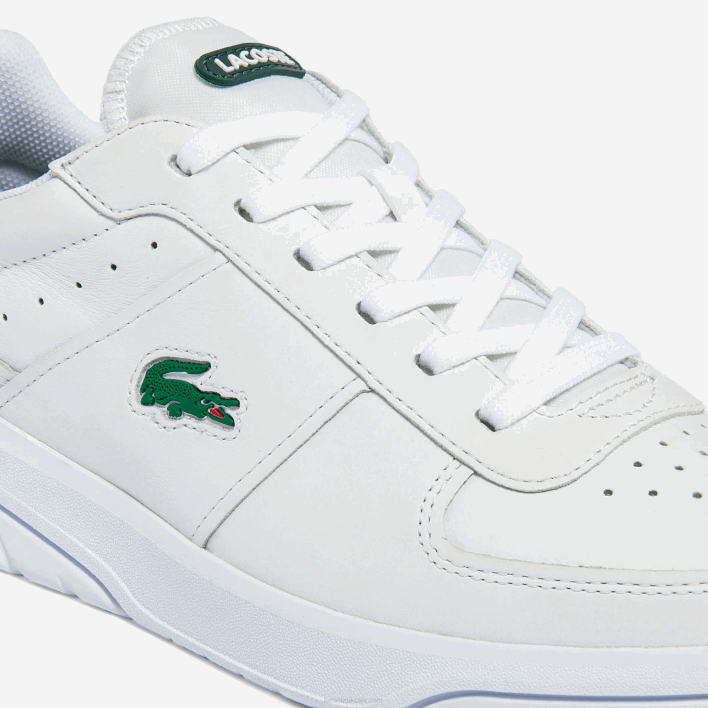 Lacoste Game Advance Leather Sneakers 646T1916 White & Dark Green 1R5 Men