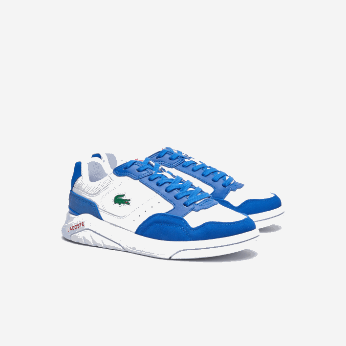 Lacoste Game Advance Luxe Leather Sneakers 646T1707 White/Blue 080 Men